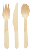 Wood Cutlery Cream / 24 pkg