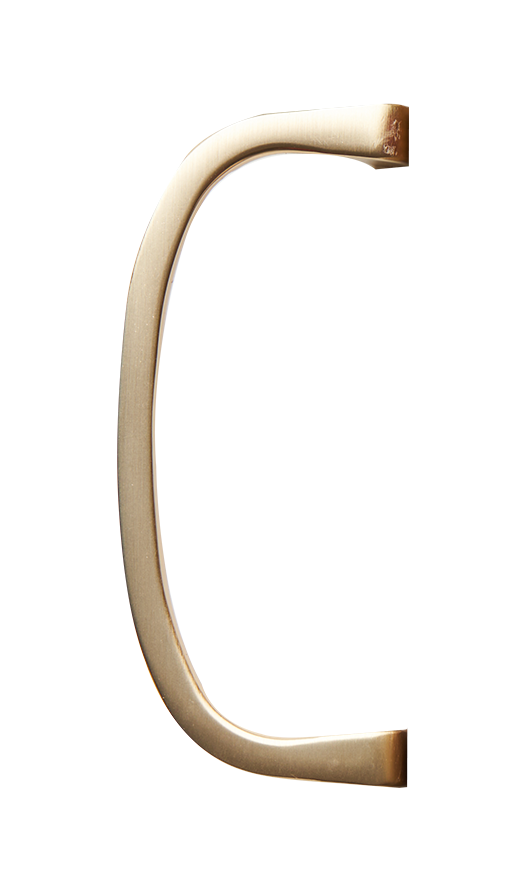 Gold Curved Handle