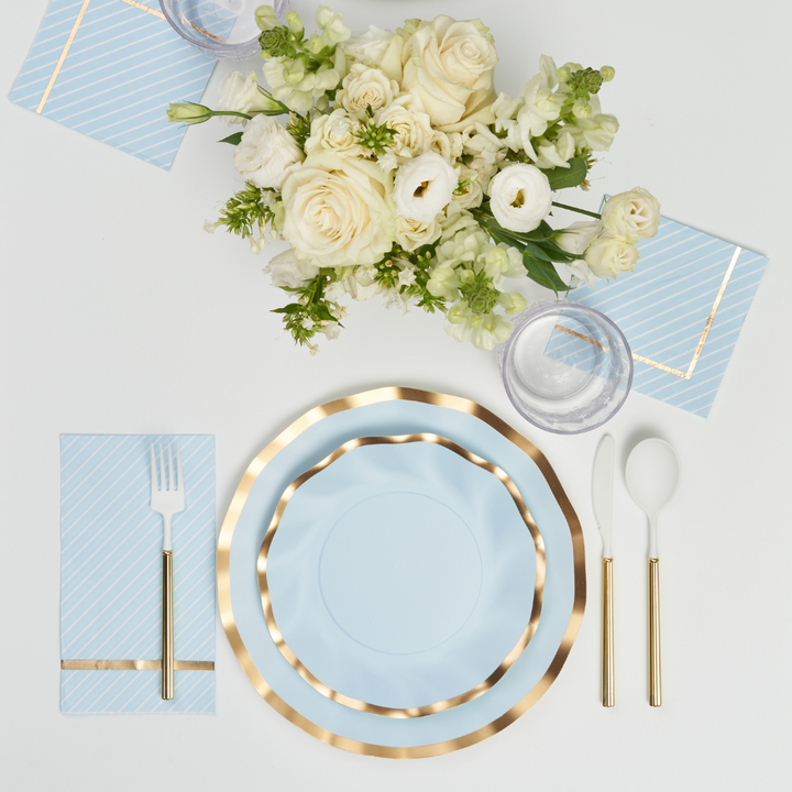 Everyday Sky Blue Table Setting