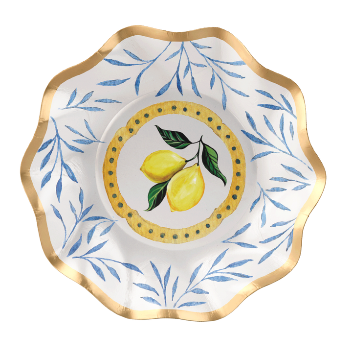 Appetizer/Dessert Bowl Capri Coast Foil/8pk