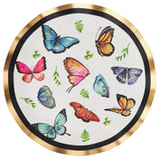 Wavy Dinner Plate Butterfly/8ct
