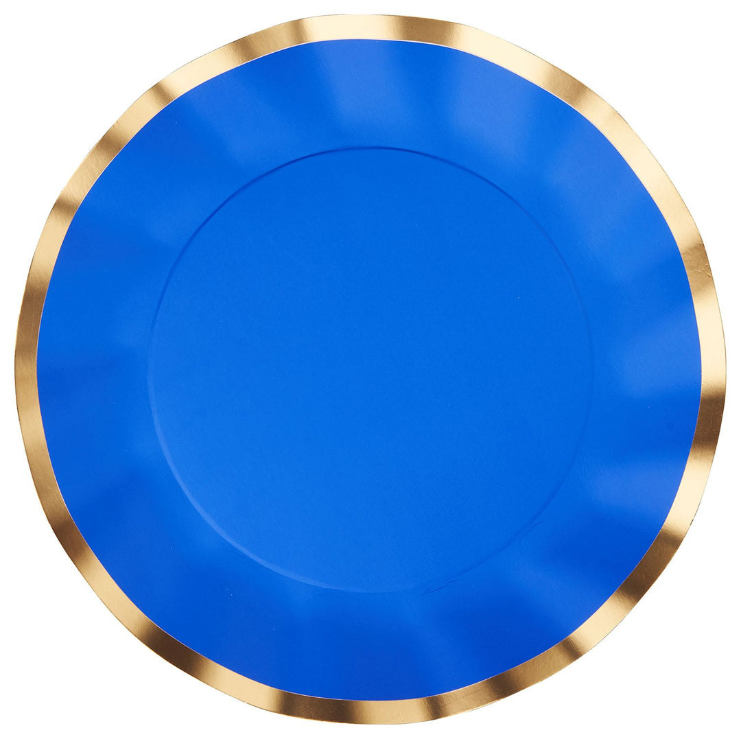 Wavy Dinner Plate Everyday Blue/8ct