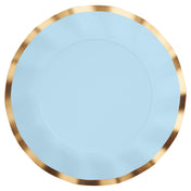 Wavy Dinner Plate Everyday Sky Blue/8ct