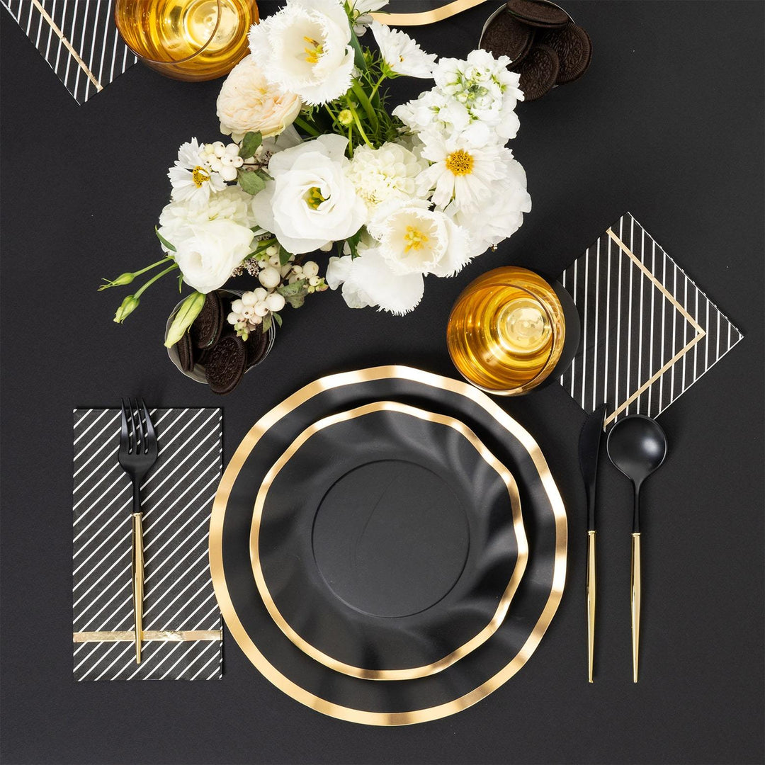 Everyday Black Table Setting