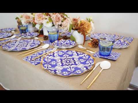 Moroccan Harvest Table Setting