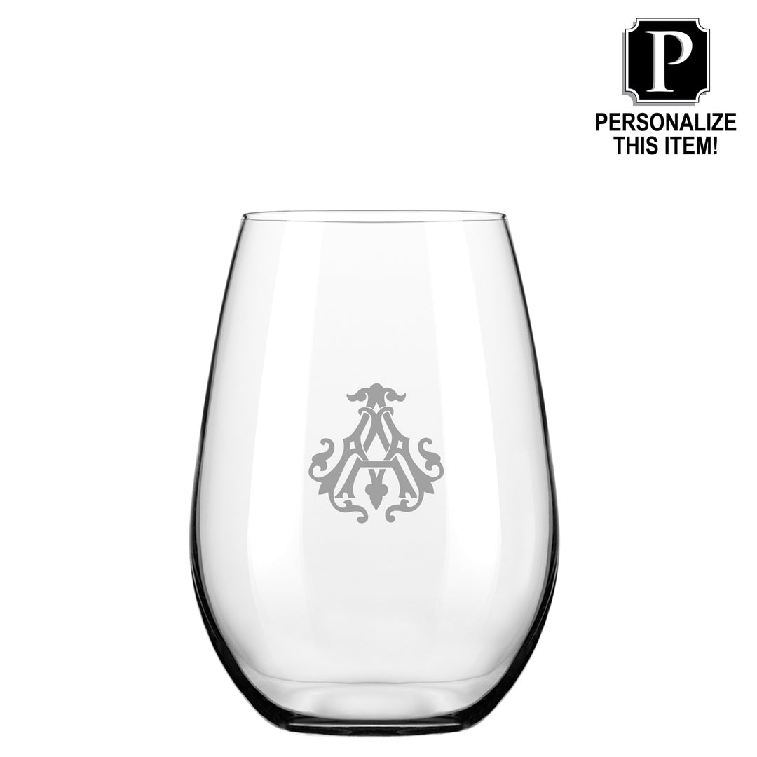 Stemless Wine Glass - Personalized 21oz Stemless Wine Glass